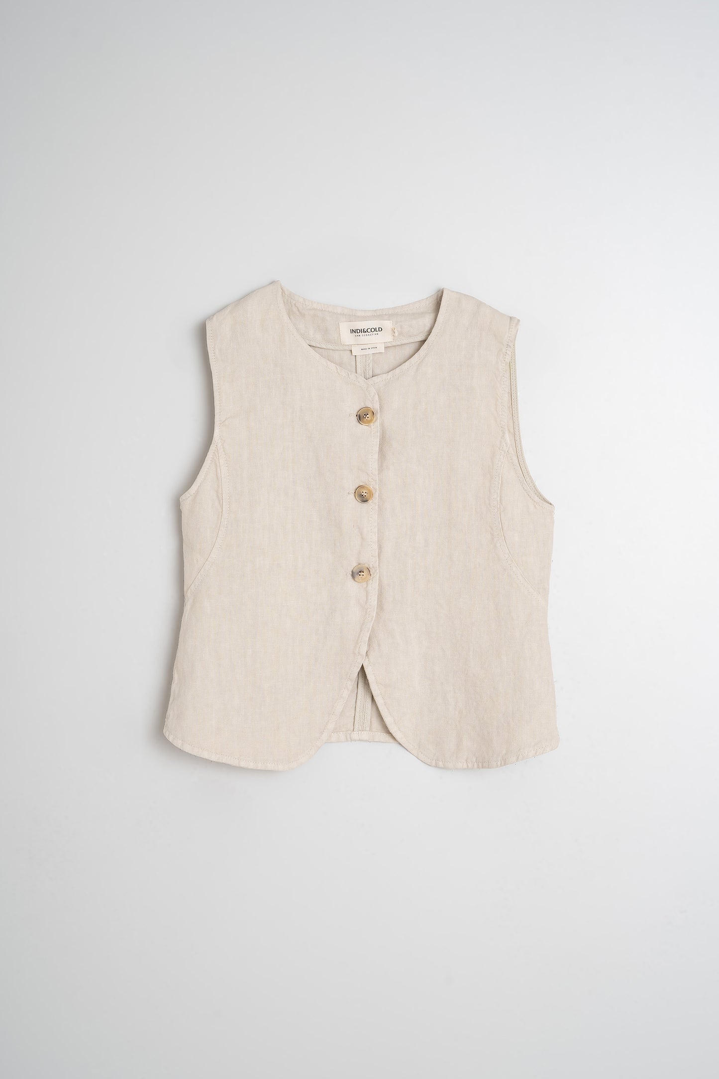 [CL] BASIC LINEN VEST