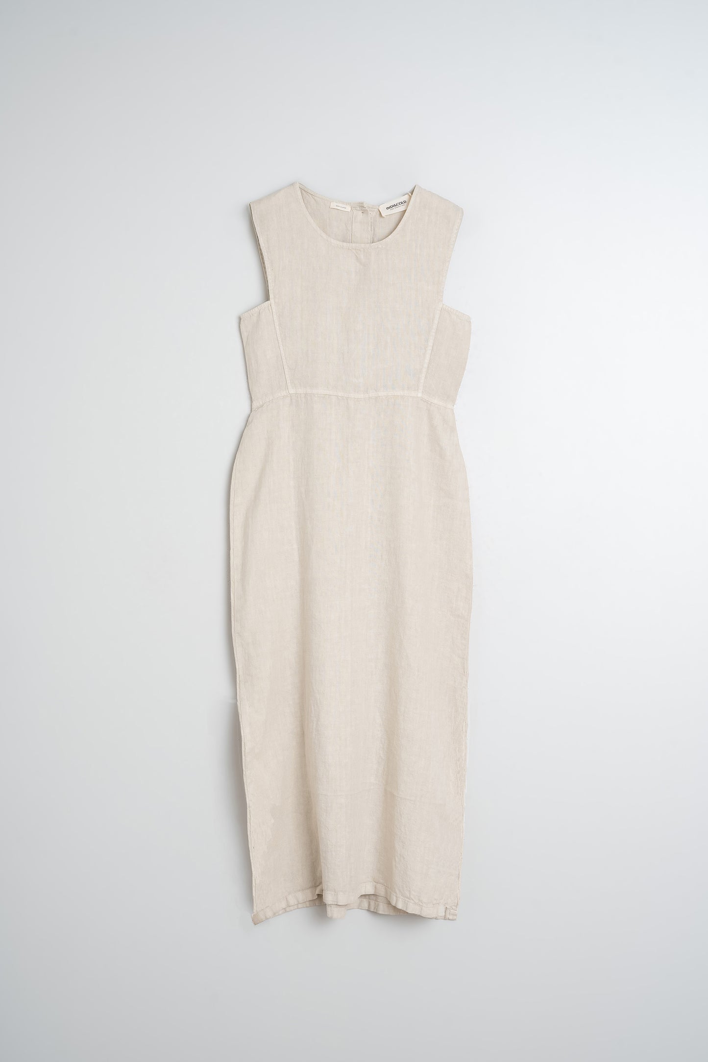 [CL] LINEN MIDI DRESS