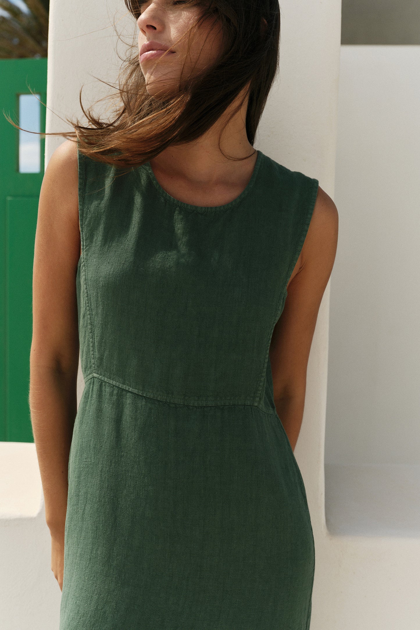 
VESTIDO MIDI LINO
