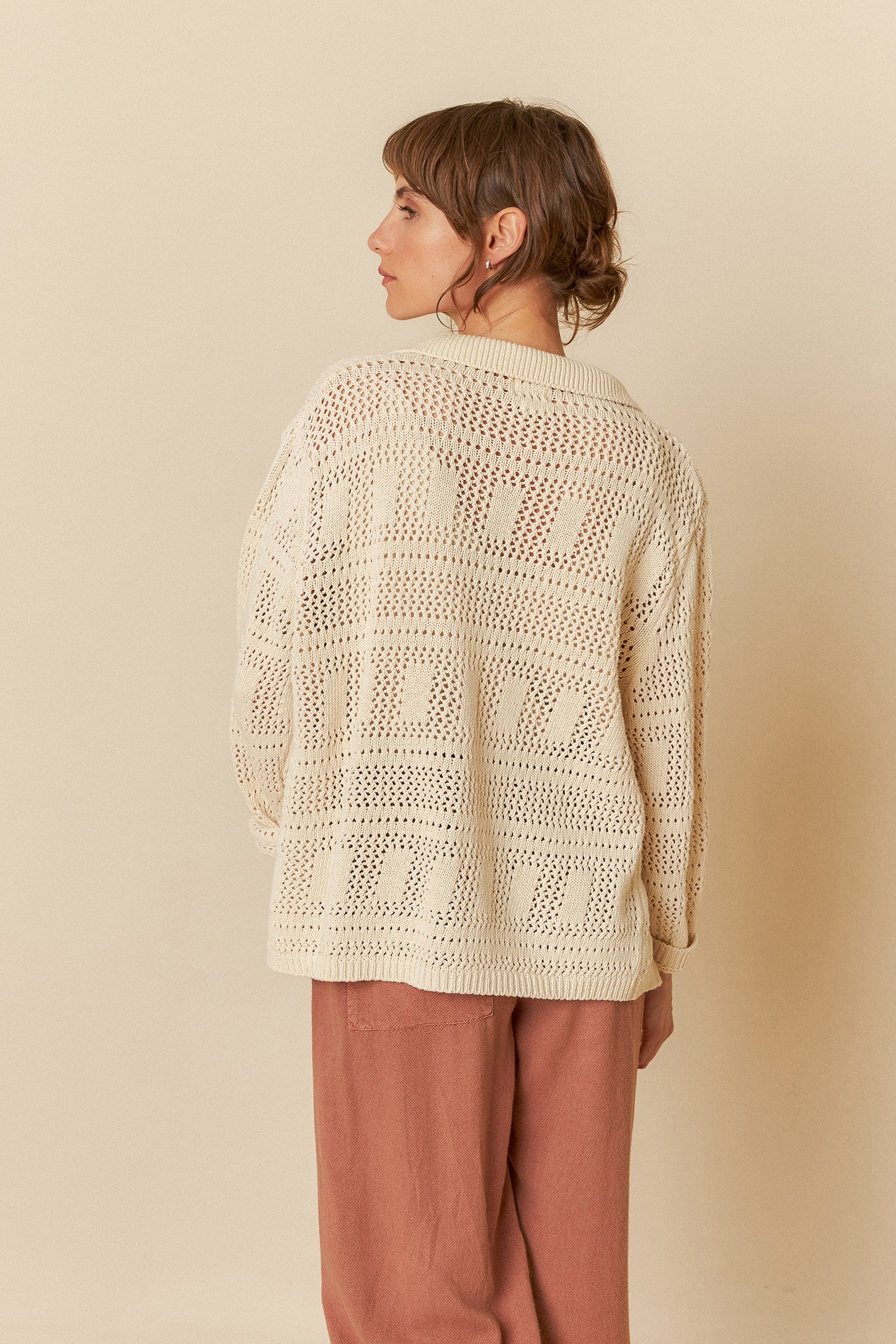 CROCHET KNIT SHIRT