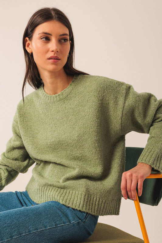 PULL TRICOTÉ UNI