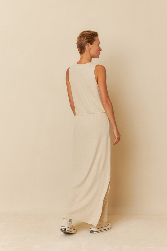 VESTIDO RÚSTICO MELANGE