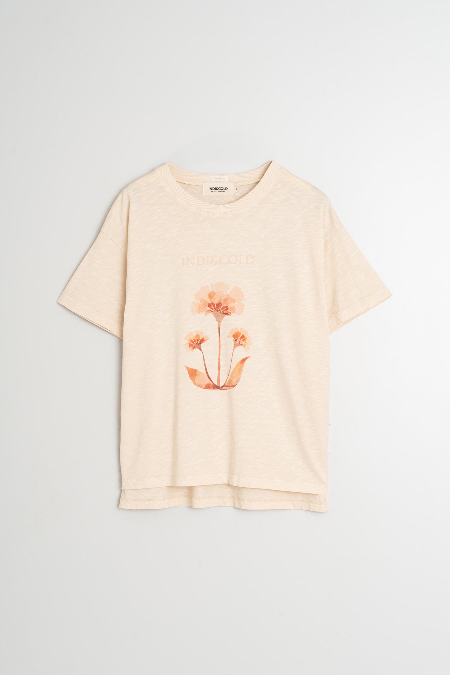 [CL] COTTON FLORAL T-SHIRT