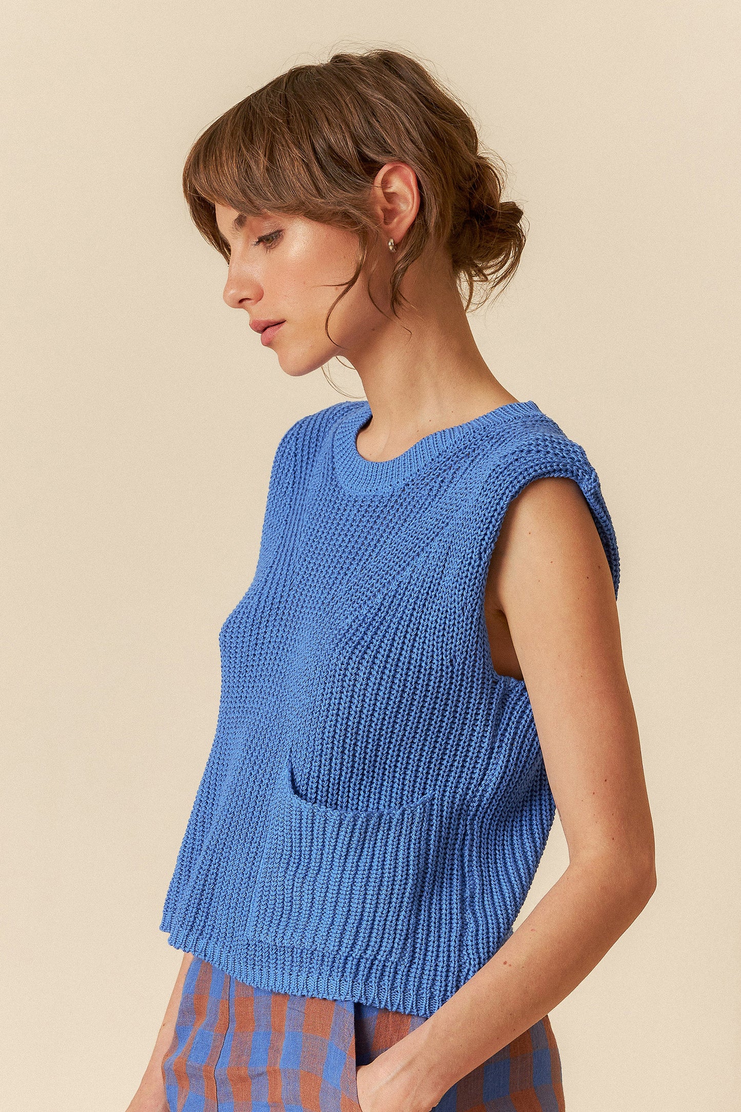GILET TRICOT ANGLAIS