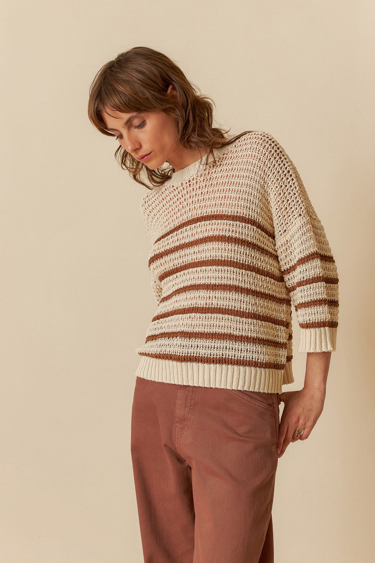 [CL] BICOLOR STRIPES SWEATER