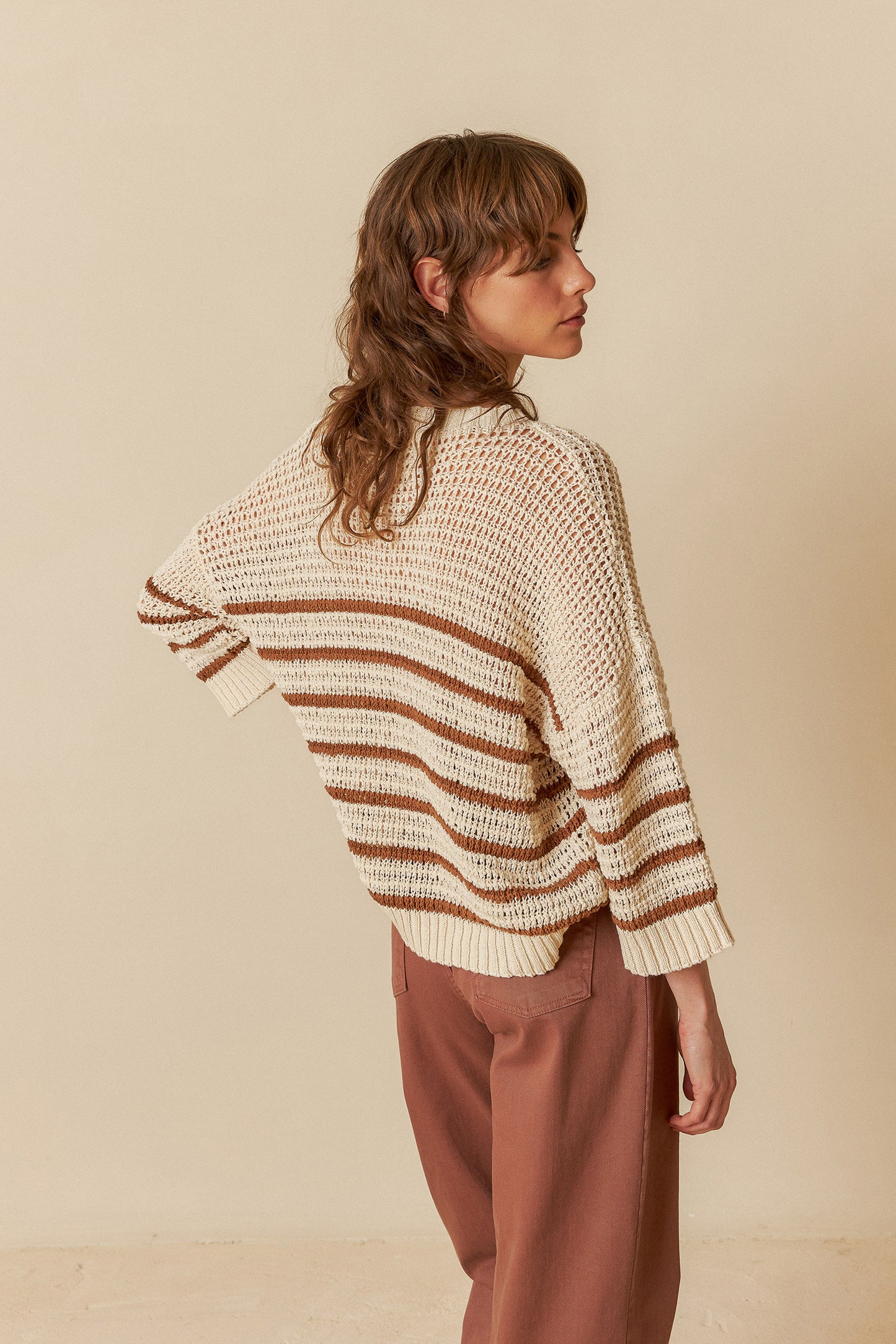 [CL] BICOLOR STRIPES SWEATER
