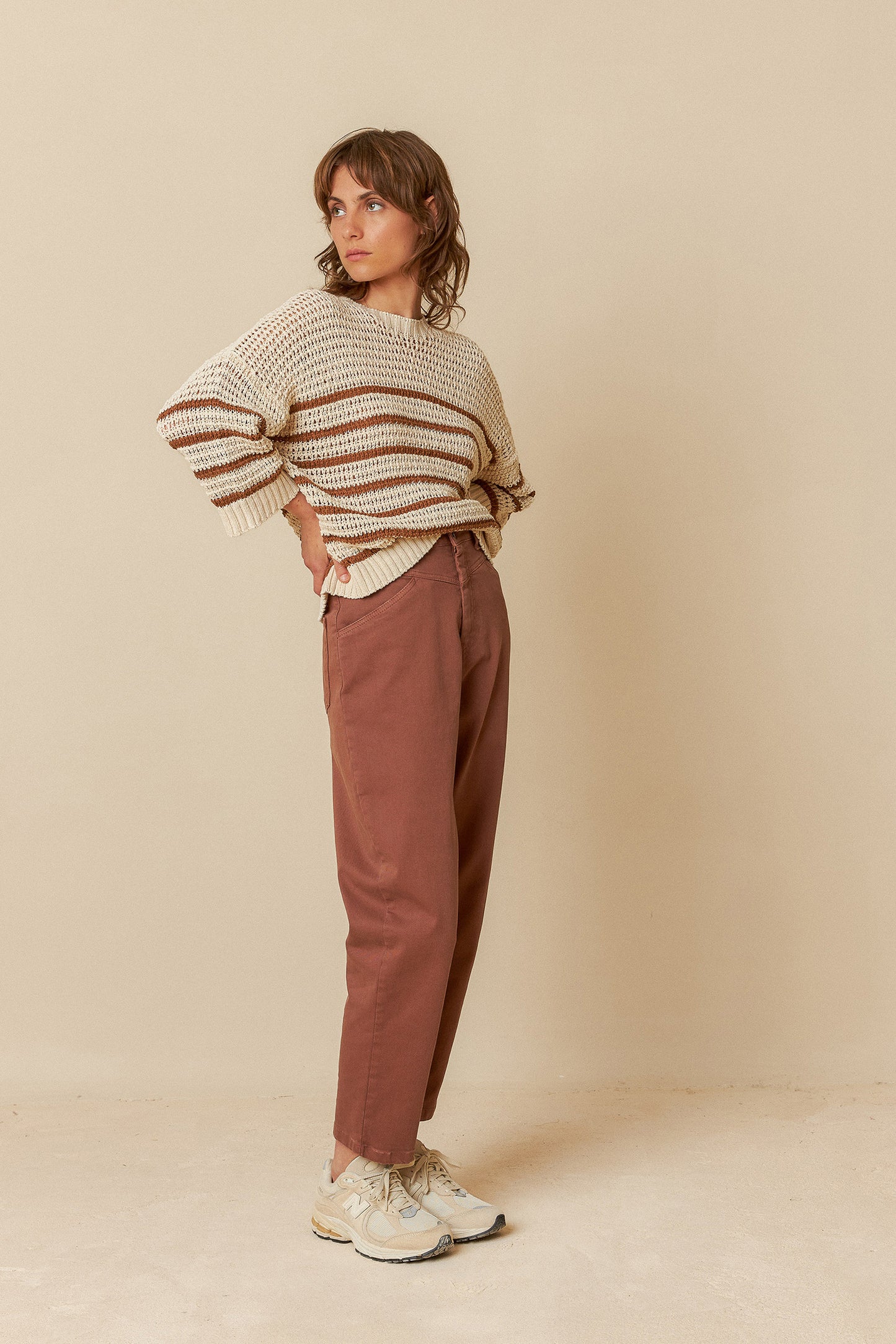 [CL] BICOLOR STRIPES SWEATER