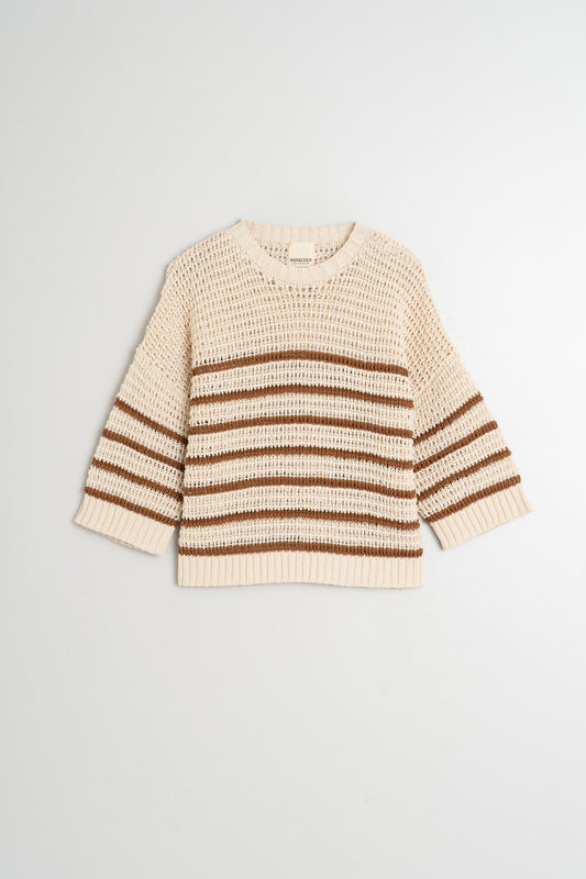 [CL] BICOLOR STRIPES SWEATER