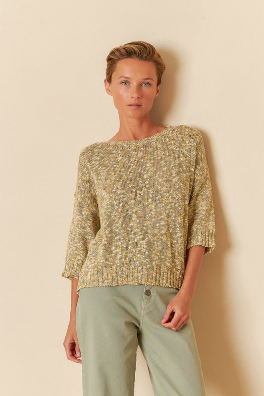 [CL] BOUCLE KNIT SWEATER