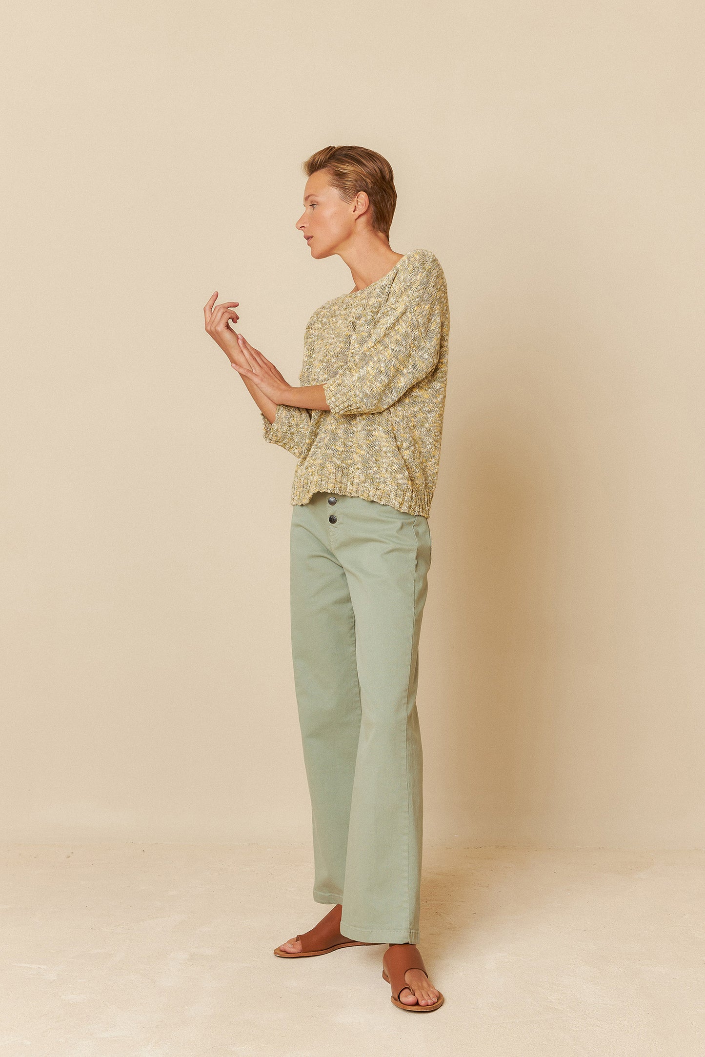 [CL] BOUCLE KNIT SWEATER