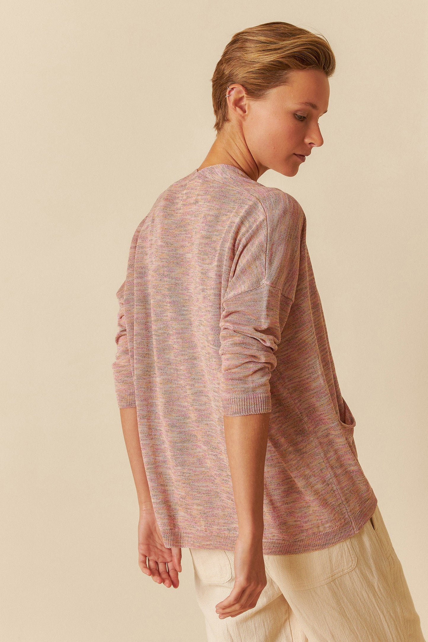 [CL] MELANGE KNIT CARDIGAN