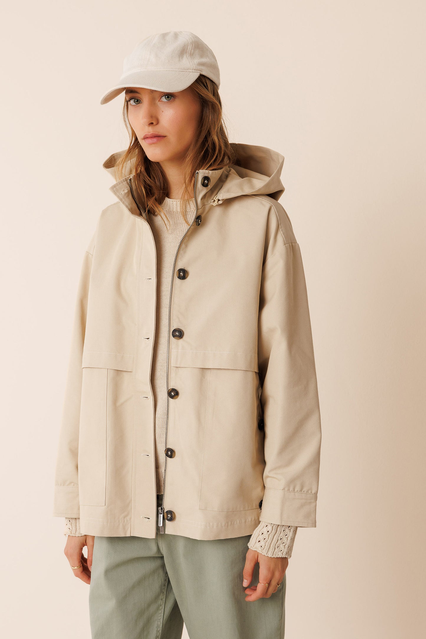 [CL]  WATER REPELLENT TRENCH COAT
