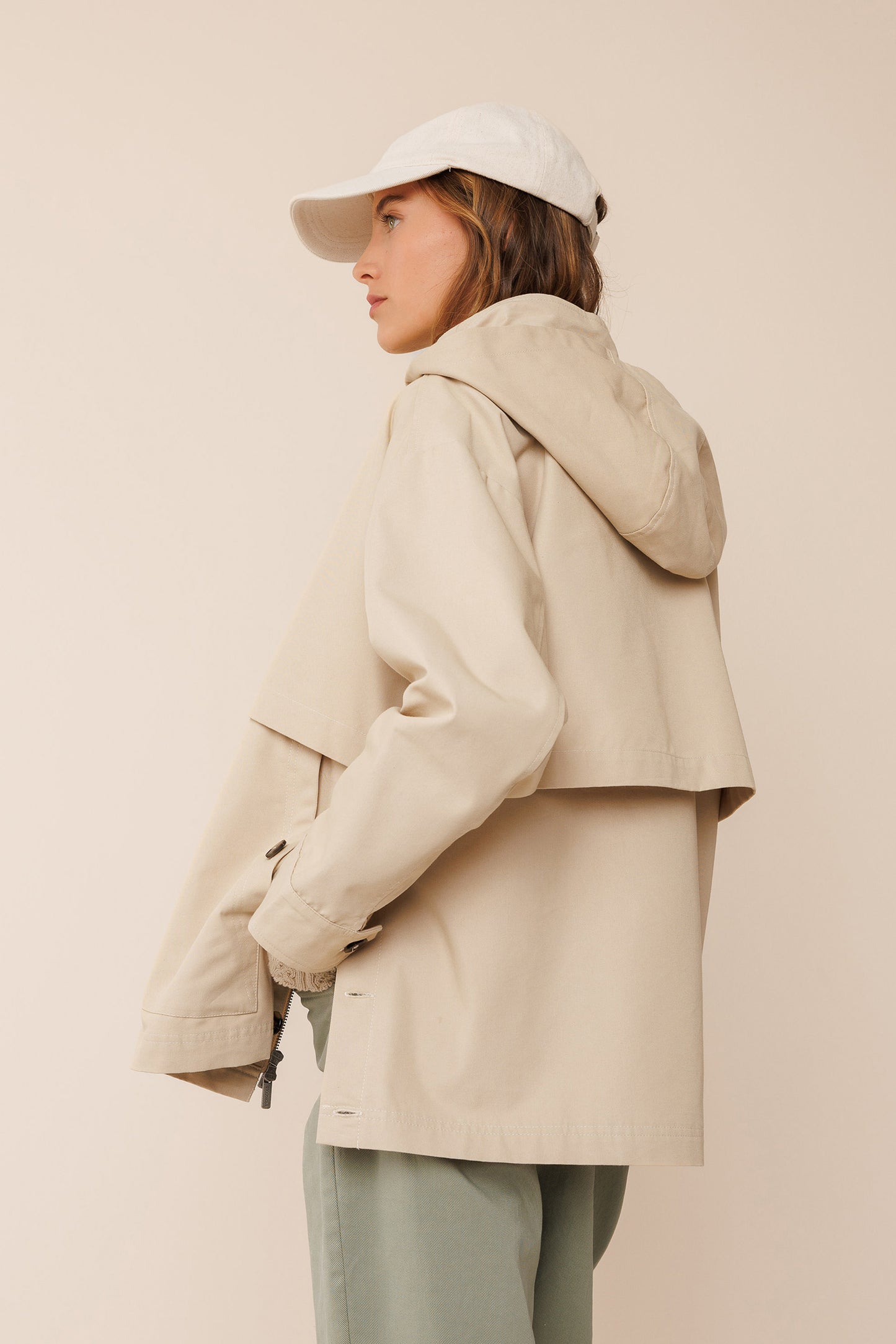 [CL]  WATER REPELLENT TRENCH COAT
