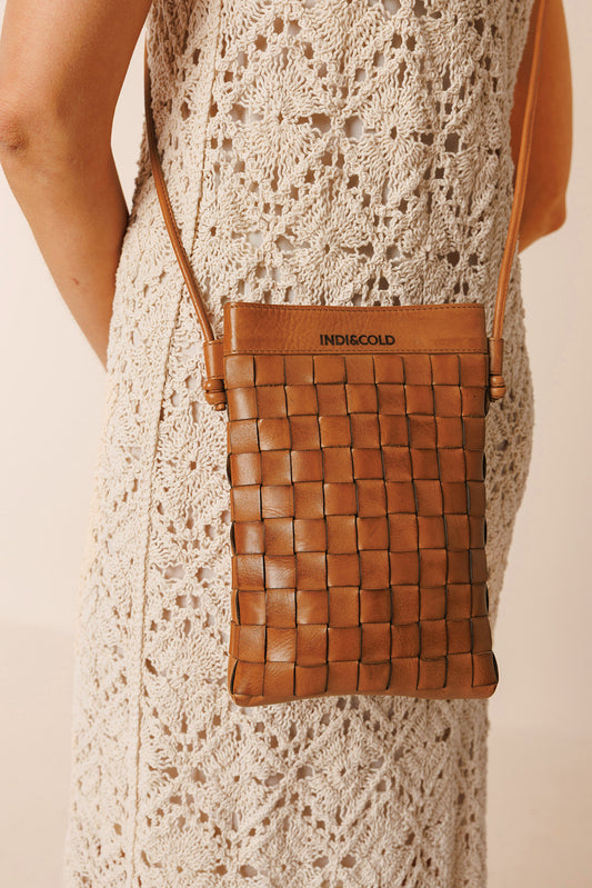 BOLSO FLAT PIEL MINI