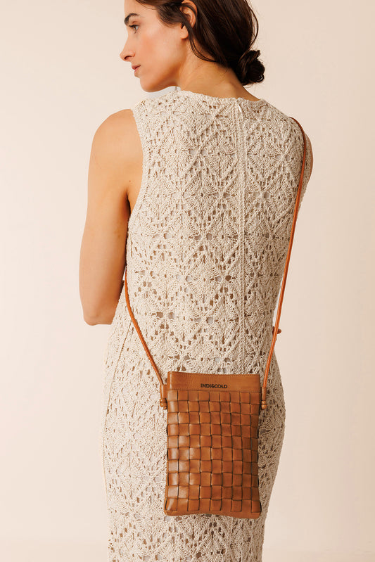 BOLSO FLAT PIEL MINI