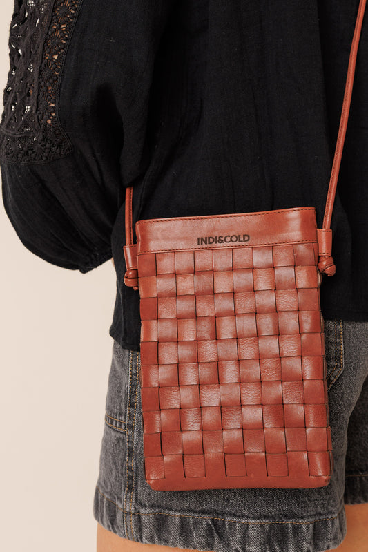 BOLSO FLAT PIEL MINI