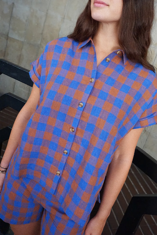CAMISA VICHY OVERSIZE