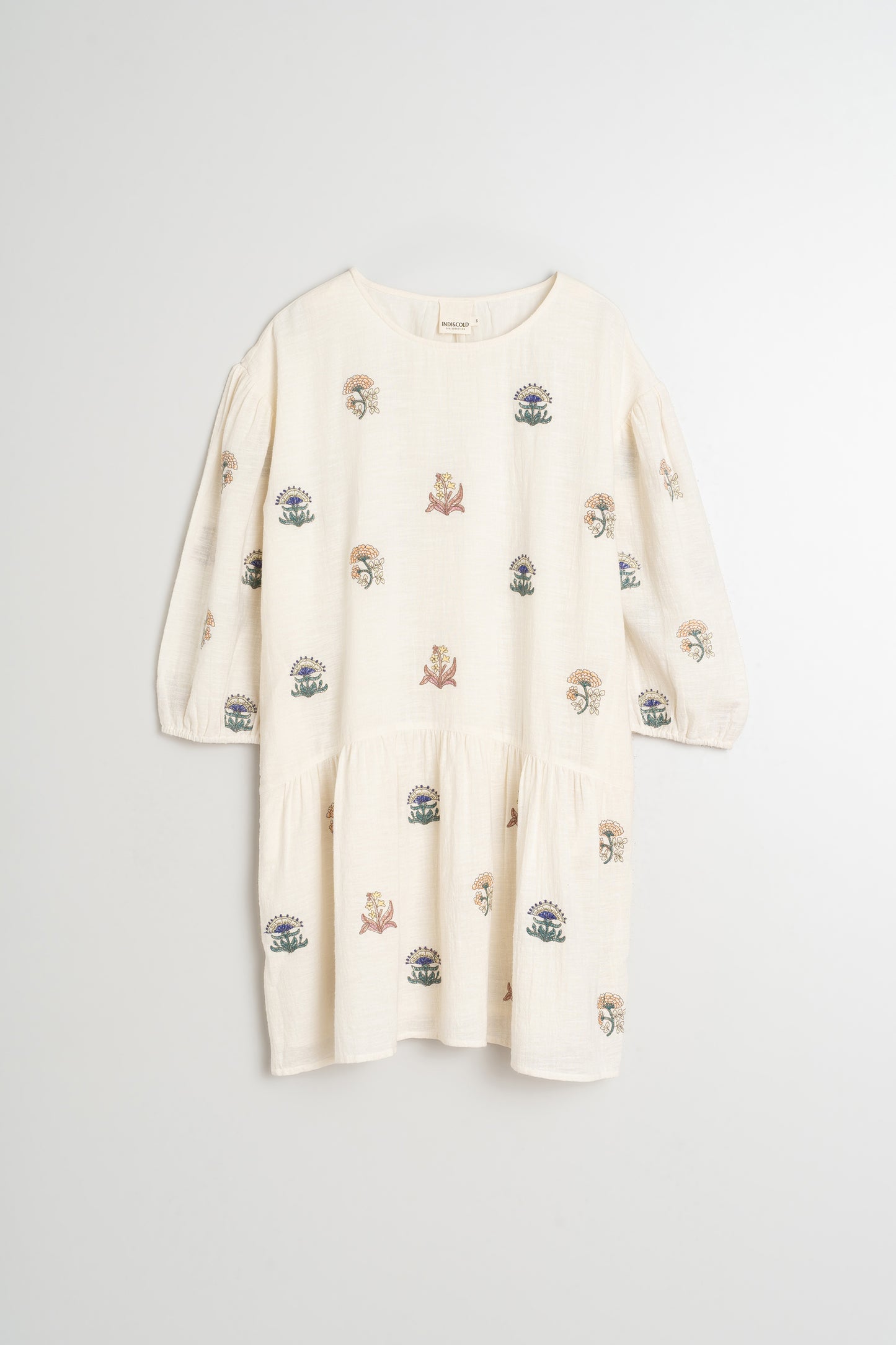[CL] MULTI-COLOR EMBROIDERED DRESS