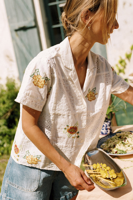 CAMISA PATCH BORDADA