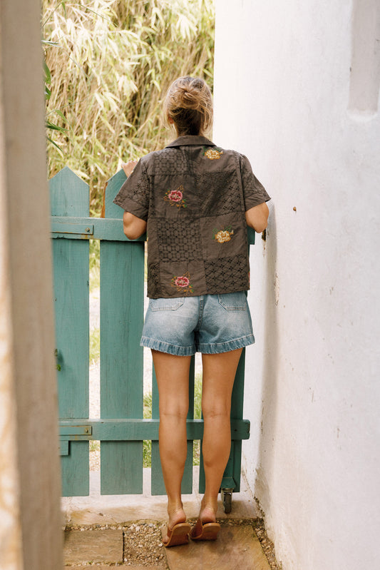 CAMISA PATCH BORDADA