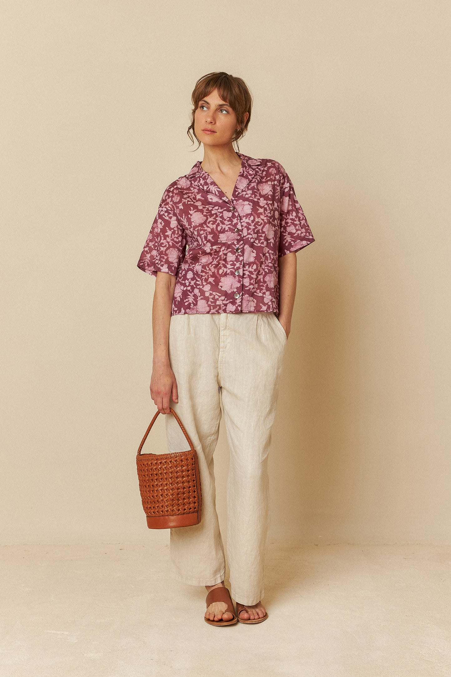 GINGER PRINT SHIRT