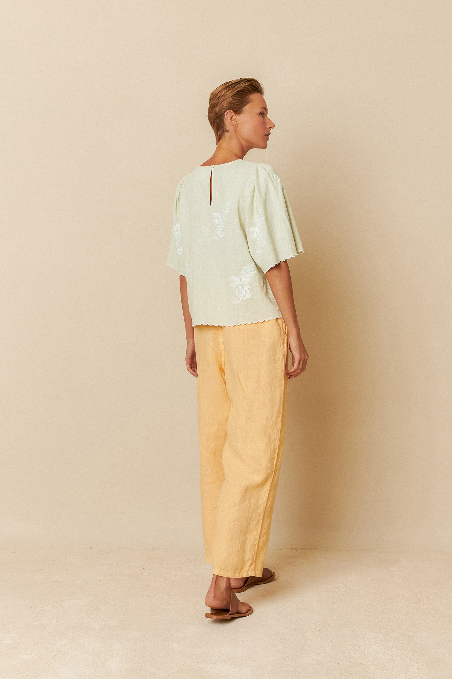 BLOUSE MANCHES PAPILLON