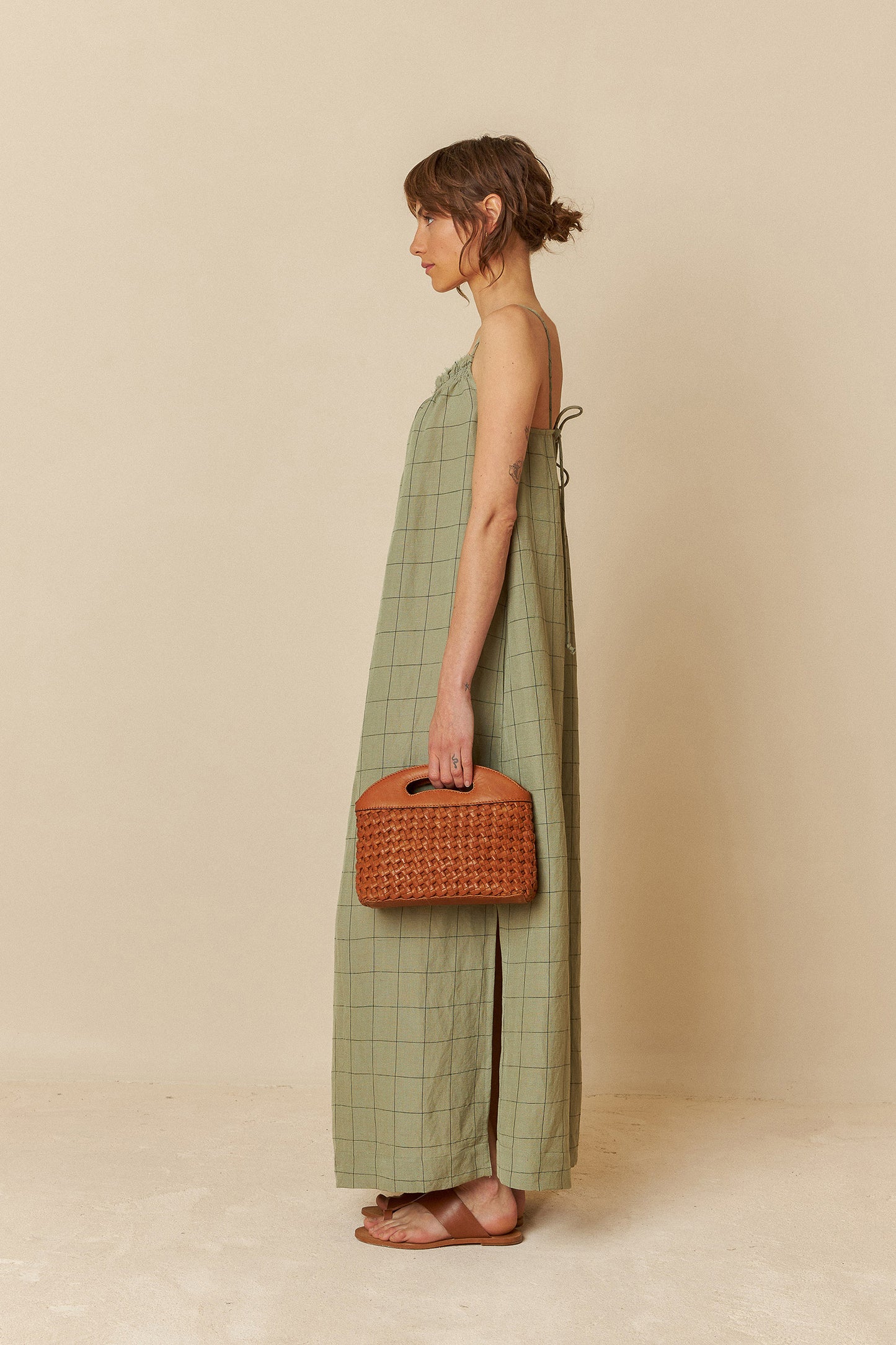 MIDI STRAP DRESS
