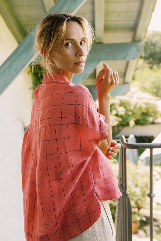 CHEMISE À CARREAUX