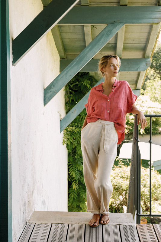 CHEMISE À CARREAUX
