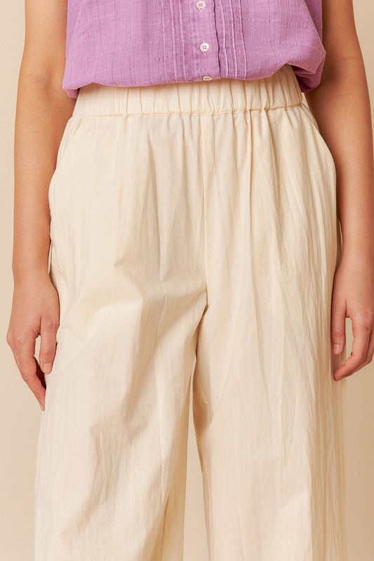 PANTALÓN CROP POPELÍN