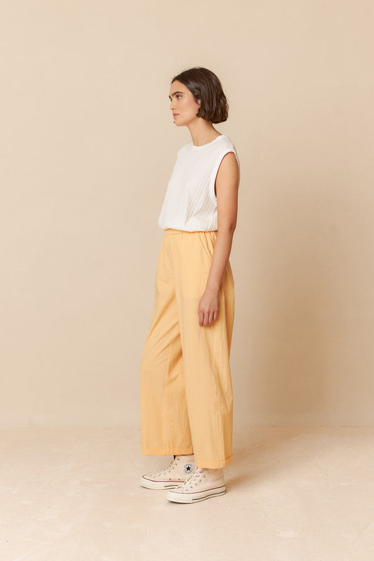 PANTALÓN CROP POPELÍN