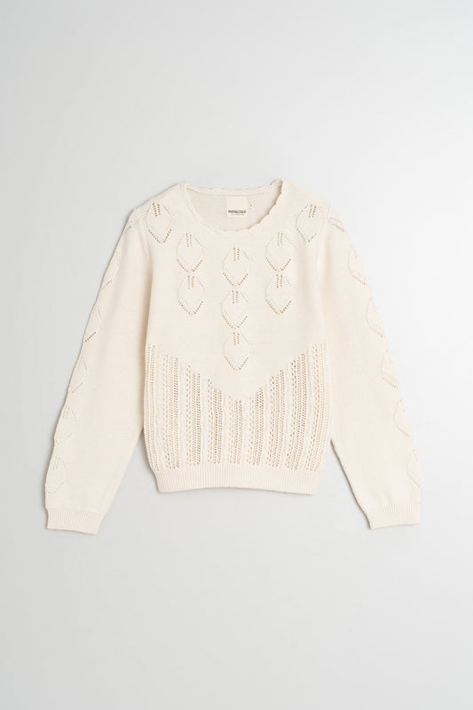[CL] CROCHET EFFECT SWEATER