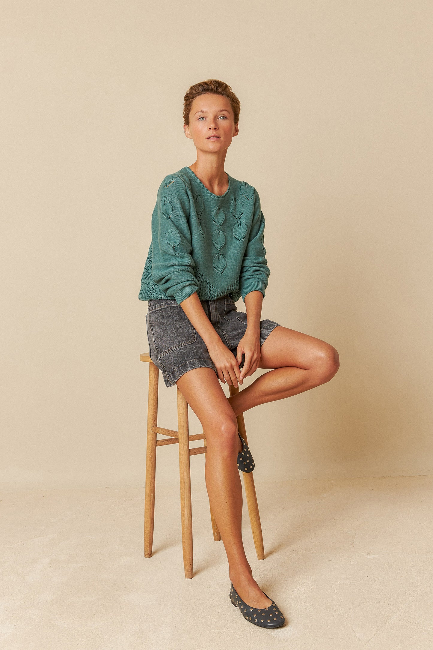 JERSEY EFECTO CROCHET