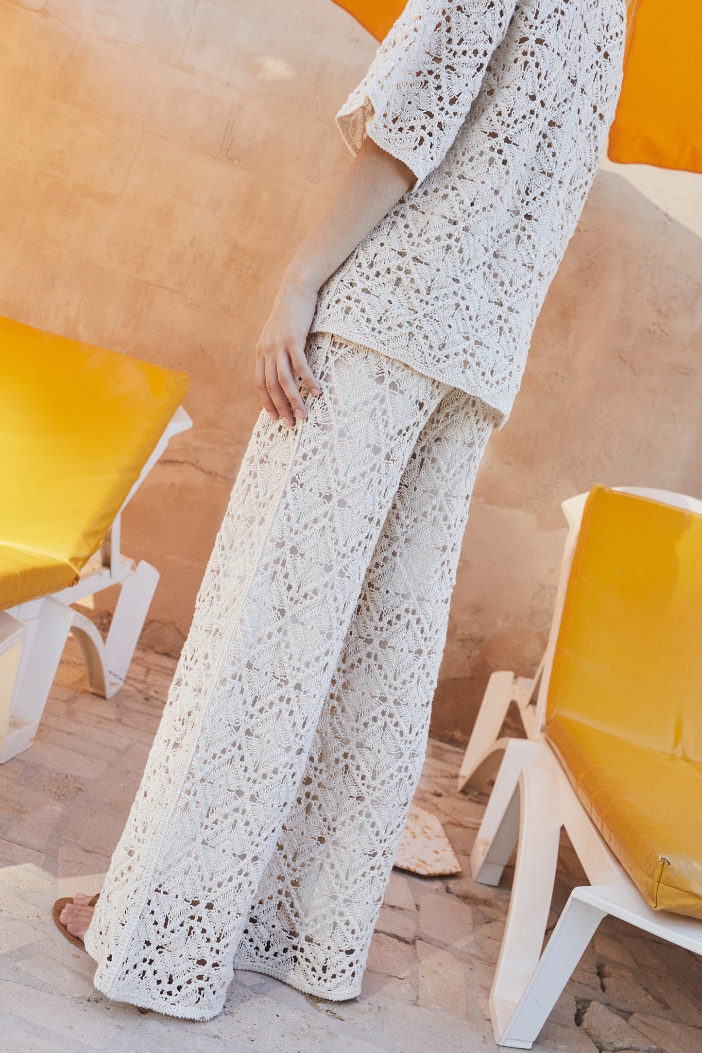 [CL] CROCHET CULOTTE PANTS