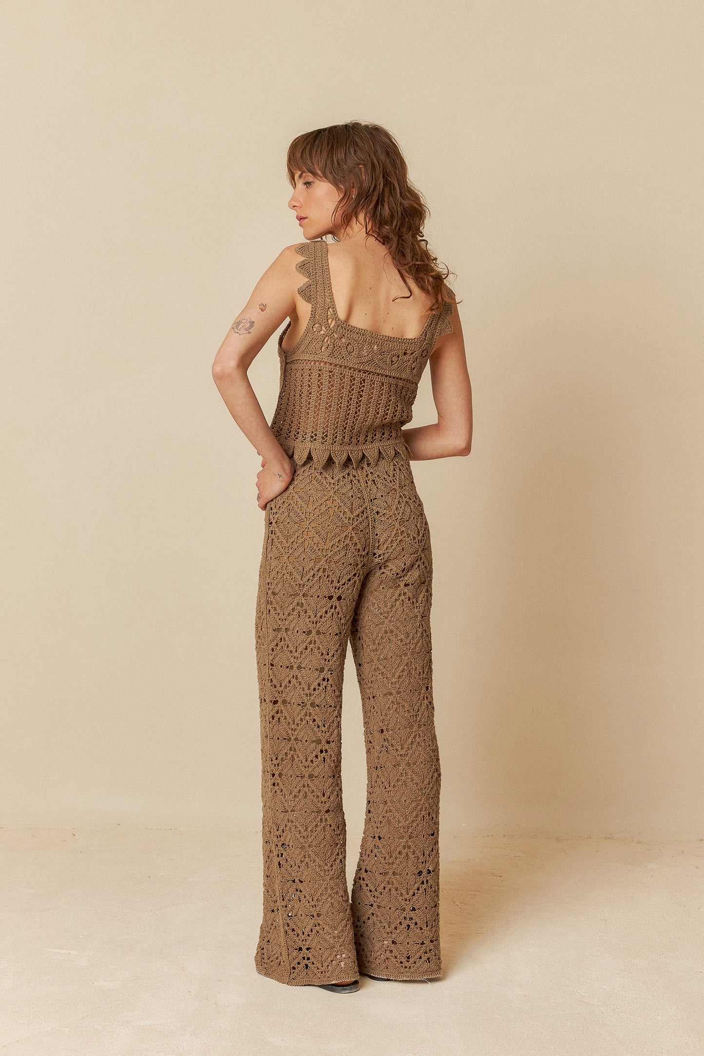 CROCHET CULOTTE PANTS