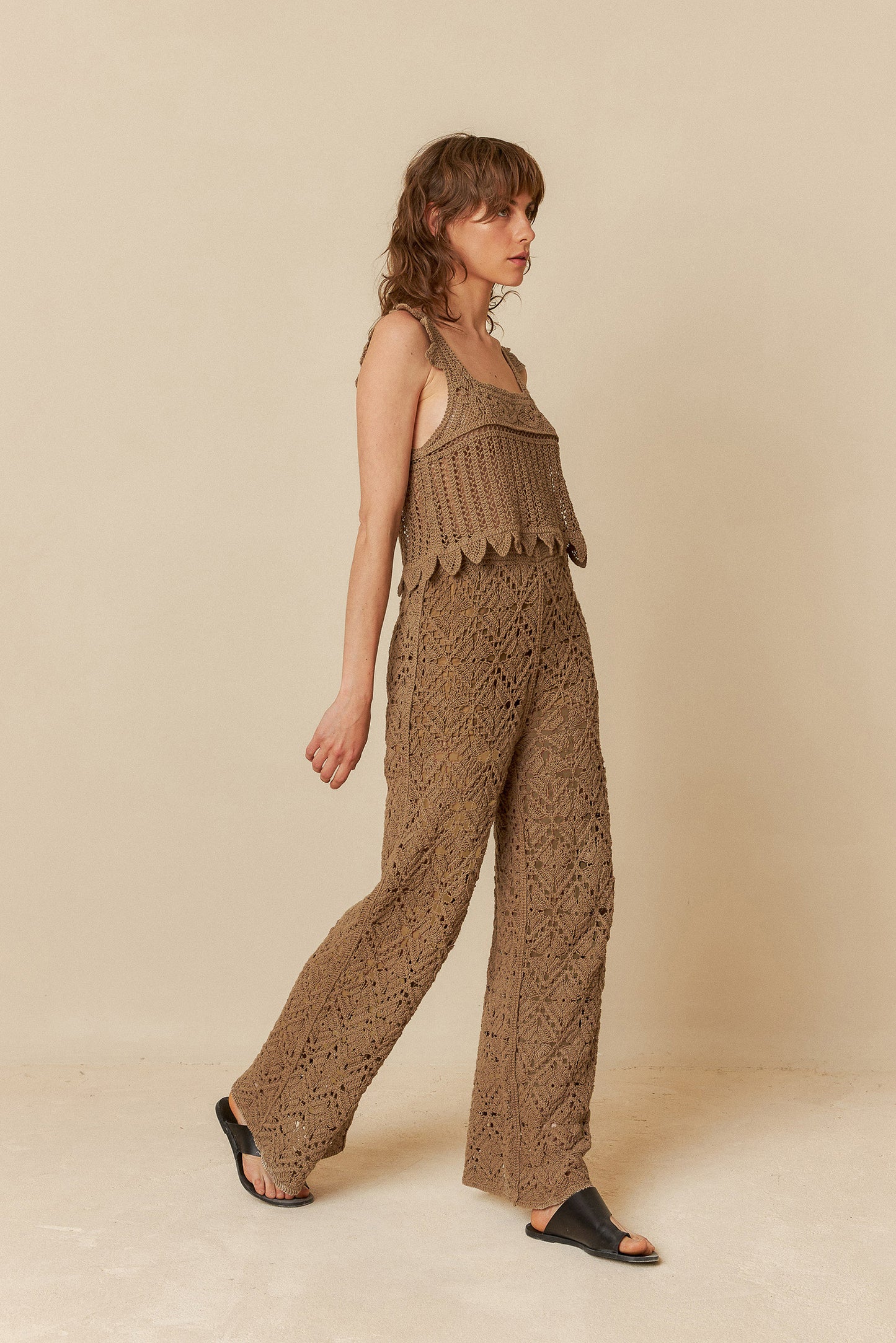 CROCHET CULOTTE PANTS