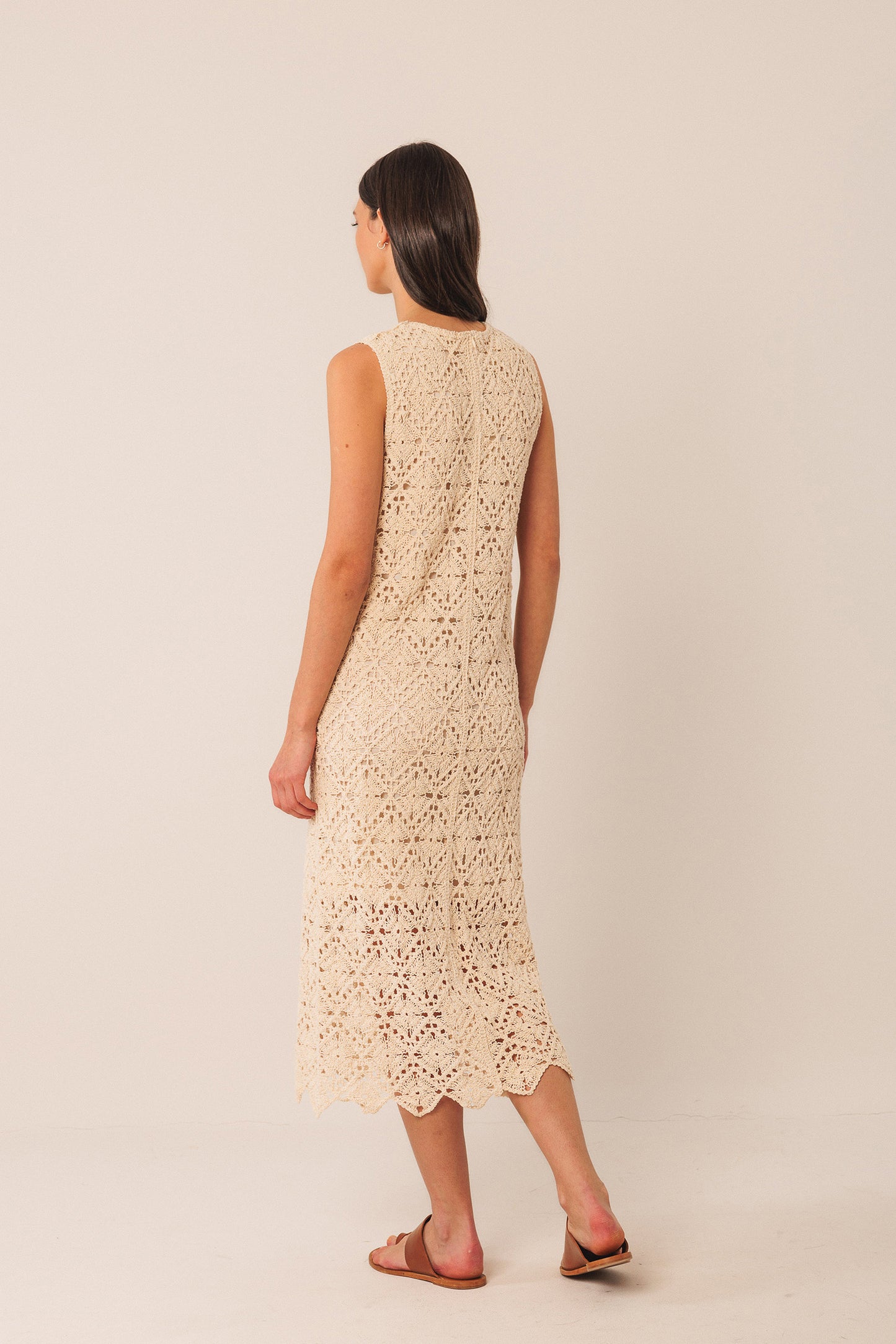 [CL] CROCHET MIDI DRESS