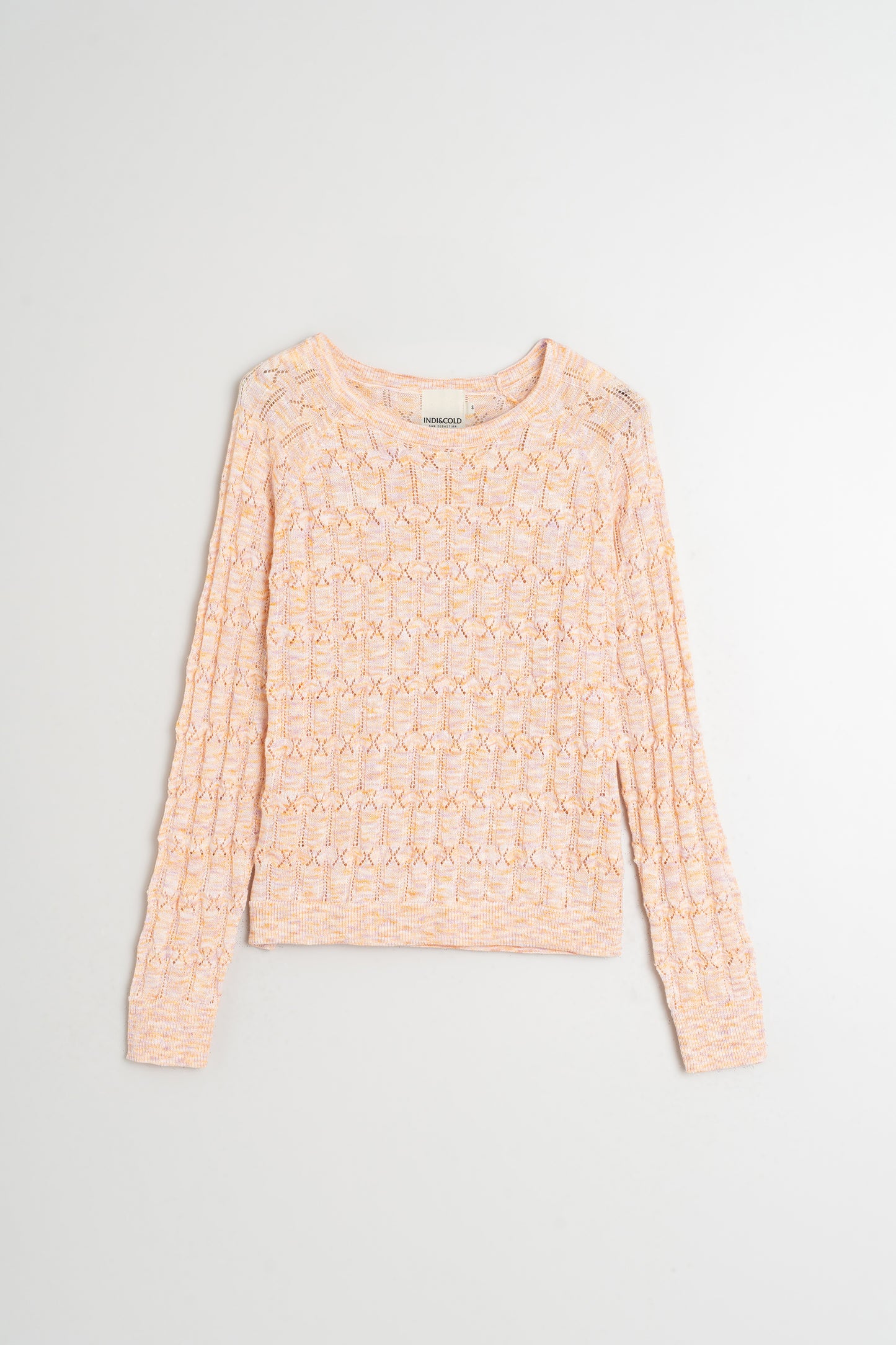 POINTELLE KNIT SWEATER