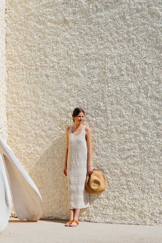 VESTIDO LARGO CROCHET