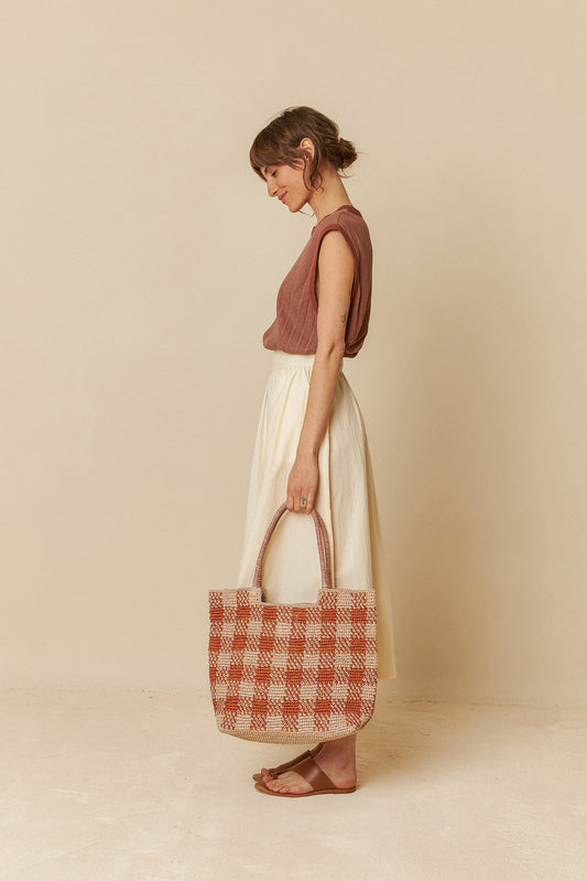 BOLSO SHOPPER RAFIA