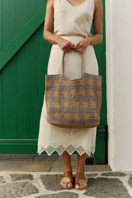 BOLSO SHOPPER RAFIA