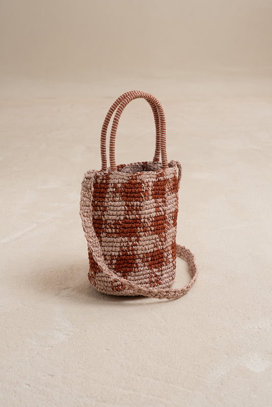 BOLSO BOMBONERA RAFIA