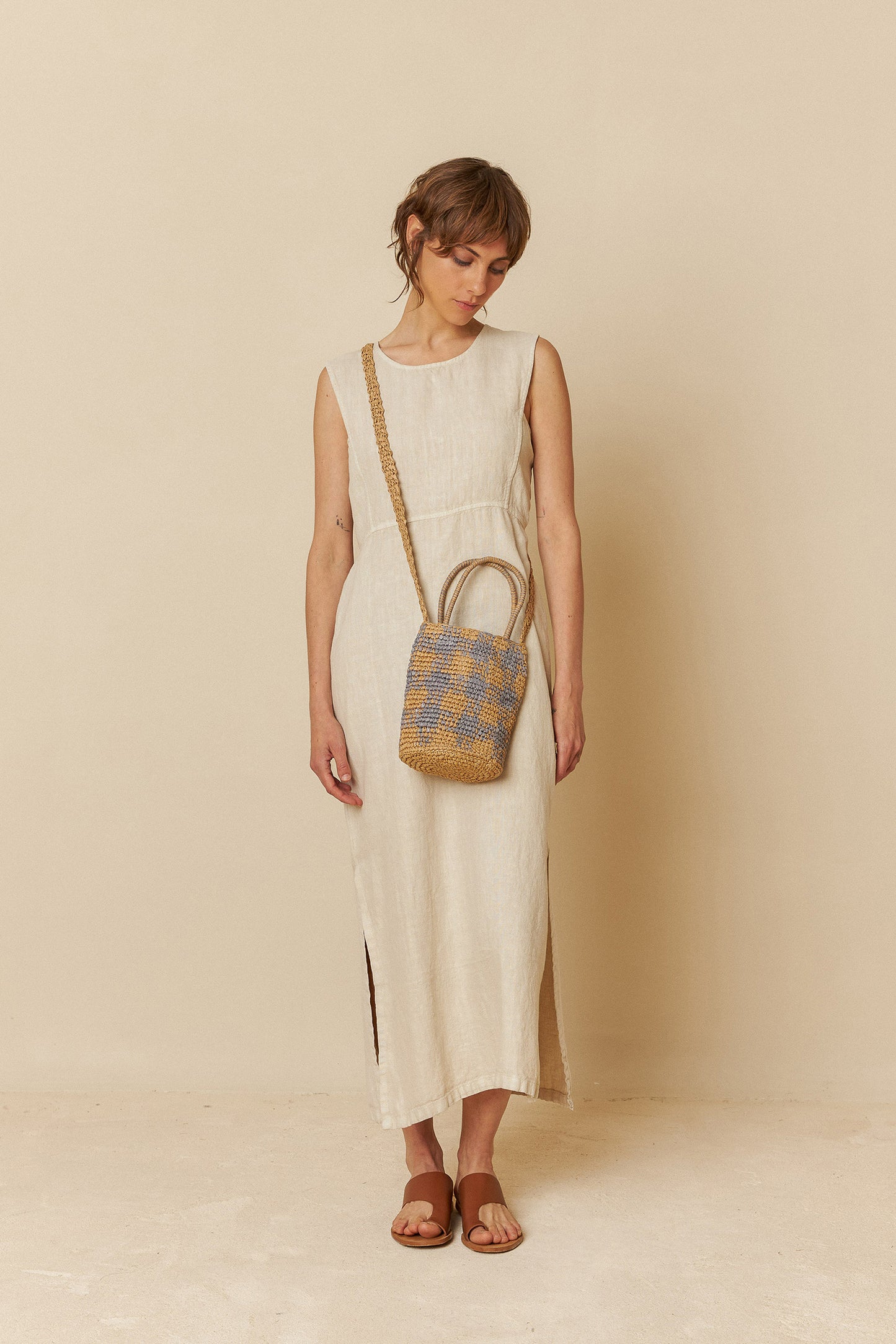 [CL] RAFFIA BUCKET BAG