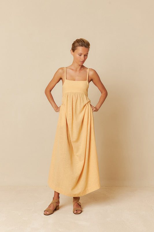 MAXI DRESS WITH STRAPS