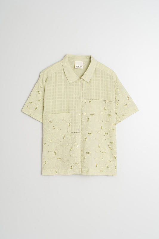 CAMISA COMBINADA BORDADOS