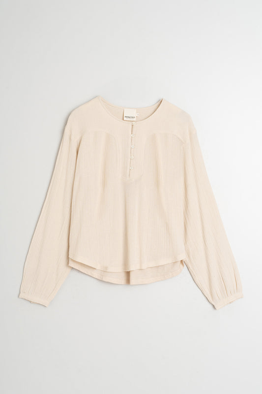 [CL] BOMBED SLEEVE BLOUSE