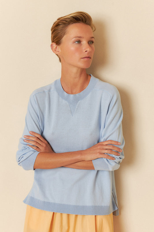 PULL EN MAILLE À MANCHES RANGLAN