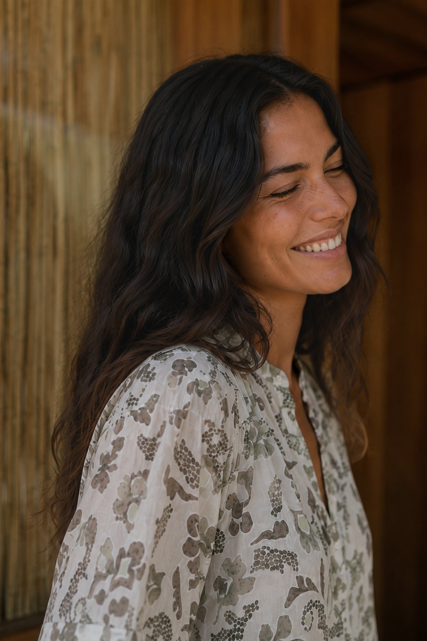 CAMISA MAXI FLOR