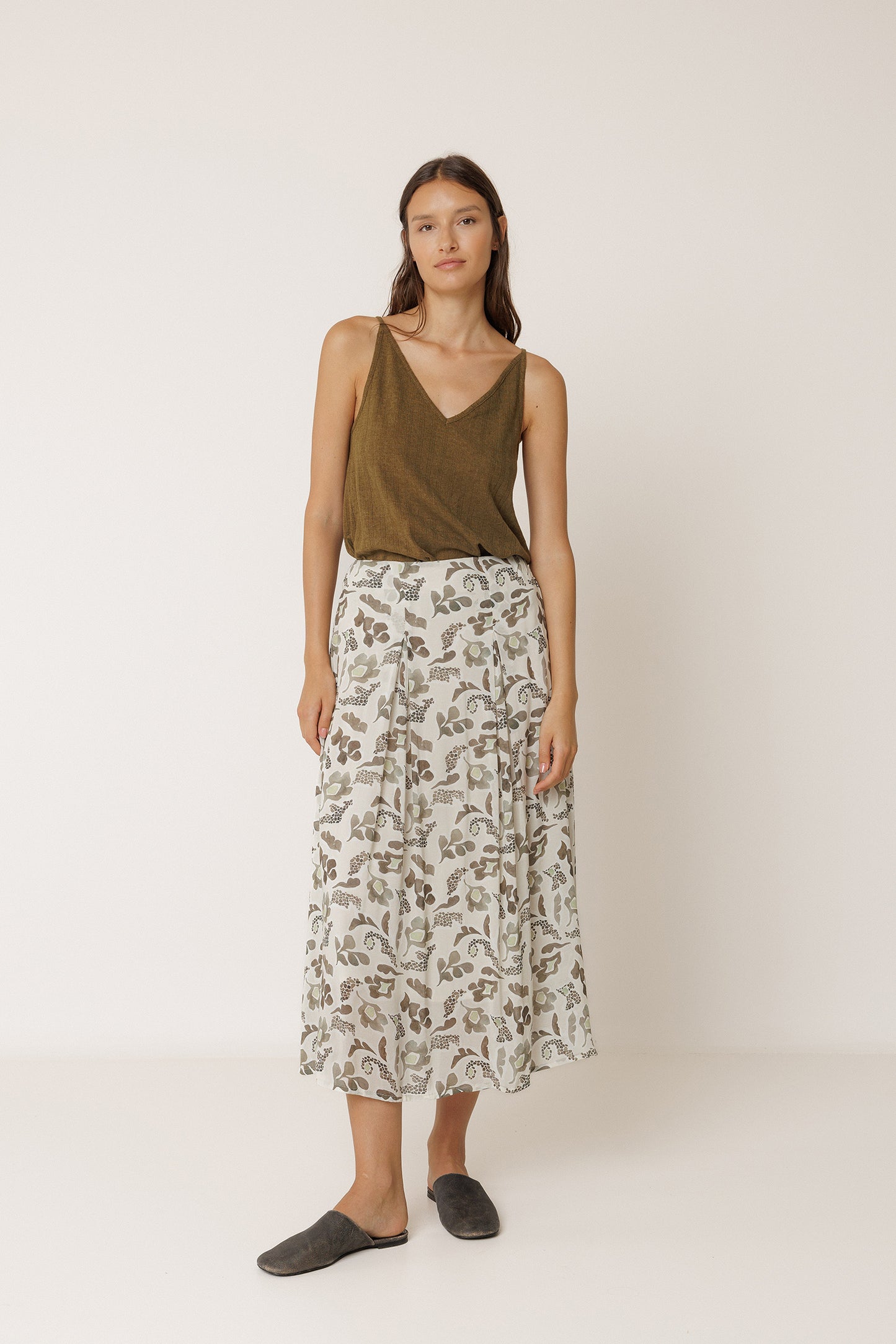 MAXI FLOWER SKIRT