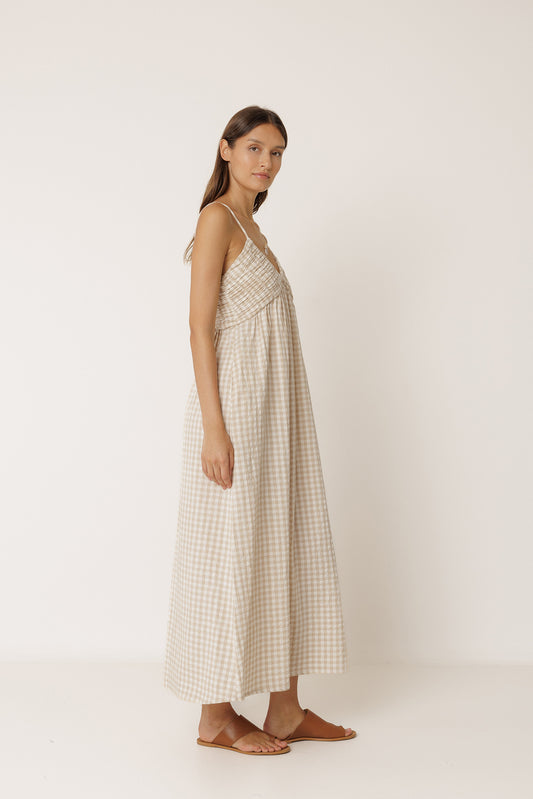 STRAPPY GINGHAM DRESS 2